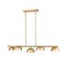 Z-Lite Realm Sphere 5 Light Linear Chandelier, Modern Gold, 42 In W 7517-5L-MGLD - alternate 1