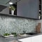 Apollo Tile Majeste 10.8inx11.3in Glossy Blue and Silver Glass Mosaic Wall and Floor Tile 8.48 sqft/case, 10PK APLASL8805A - alternate 6