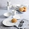 Gibson Home Embossed Buffet 16 Piece Ceramic Dinnerware Set in White 123280.16 - alternate 6