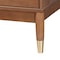 Baxton Studio Mandolin Mid-Century Ash Walnut Wood 6-Drawer Dresser 258-14052-ZORO - alternate 6