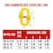 Mytee Products (2 Pack) 5/16in Grade 80 Coupling Link, Hammerlock, Hammer Lock Chain Connector, 2PK G8-CL-516x2 - alternate 6