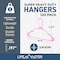 Lifemaster Heavy-Duty Plastic Hangers, Non-Slip, Space-Saving, Holds 5 lbs, Pink, 120PK LMPLCPIK120 - alternate 6
