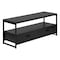 Homeroots 47in Black Cabinet Enclosed Storage TV Stand 490359 - alternate 7