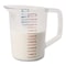 Rubbermaid Commercial Bouncer Measuring Cup, 2 qt, Plastic, Clear FG321700CLR - alternate 3