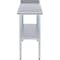 Amgood 30 in. x 18 in. Stainless Steel Work Table, Narrow Filler Table with 1.5 in. Backsplash for AMG WT-3018-BS-Z - alternate 3