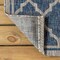Jonathan Y Trebol Moroccan Trellis Textured Weave Navy/Gray 3 ft. x 5 ft. Indoor/Outdoor Area Rug SMB109D-3 - alternate 7