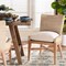Bali & Pari Ridley Woven Seagrass Dining Chair, White Wash 265-14524-ZORO - alternate 7
