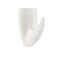Command Designer Hook, 5/8 in Opening, 3 lb, 2-Hook, Plastic, White Pair 17081B-ES - alternate 5