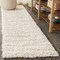 Jonathan Y Mercer Shag Plush Cream 2 ft. x 8 ft. Runner Rug MCR106D-28 - alternate 1