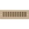 Sierra Grates 2 in. H X 14 in. W 2-Way 45 Degree Louvered, Steel, Brown Toe Space Grille TSG214-BRN - alternate 1