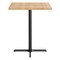 Flash Furniture Bennett 36 in Square Solid Wood Indoor Tabletop in Natural with 30 in x 30 in Bar Height GSF-SQ36-NAT-T3030B-GG - alternate 8