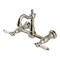 Kingston Brass Two-Handle Wall Mount Bridge Kitchen Faucet, Brushed Nickel KS2448BPL - alternate 1