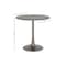 Homeroots 32" Taupe Steel Pedestal Base Round Top Dining Table 572232 - alternate 3