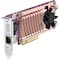 Qnap QM2 SERIES, 2 X PCIE 2280 M.2 SSD SLOTS, PCIE GEN3 X 8 , 1 X AQC113C 10GBE NBASE QM2-2P10G1TB - alternate 6