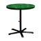 Leisure Craft 36" Round Perforated Pedestal Table, Portable, 40"H, Black Green 36TAB40-BLACK GREEN - alternate 1