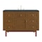 James Martin Vanities Laurent 48" Single Vanity, Honey Oak w/ 3 CM Charcoal Soapstone Silestone Top 545-V48-HNO-3CSP - alternate 1