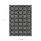 Homeroots 9' X 12' Black And Ivory Floral Washable Indoor Outdoor Area Rug 595929 - alternate 6