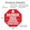 Signmission Danger Chemical Storage Authorized, 10 Inch X 10 Inch, Plastic Sign OC-P-10-34 - alternate 7