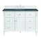 James Martin Vanities Lorelai 48'' S Vanity, Bright White w/ Parisien Bleu Silestone Top w/FreePower Wireless Charger 424-V48-BW-FPBL - alternate 1
