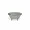 Homeroots 5" Gray Metal Hand Painted Decorative Tub Tabletop Sculpture 399643 - alternate 6