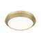 Z-Lite Quasars Modern Gold 1 Light Flush Mount 7701F16-MGLD-LED - alternate 6