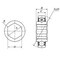Ntn Heavy Duty Disc Radial Ball Bearing, HPS108GPB Industry Number, Double Sealed Closure, Alloy Steel HPS108GPB - alternate 2