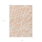 Homeroots 5' X 8' Peach and Ivory Abstract Washable Non Skid Indoor Outdoor Area Rug 559293 - alternate 7
