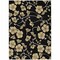 Homeroots 10' X 14' Black And Gold Floral Washable Indoor Outdoor Area Rug 599999 - alternate 7