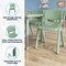 Flash Furniture Plastic Stacking School Chairs with 12 in Seat Height in Sage, 10PK 10-YU-YCX-001-SAGE-GG - alternate 4