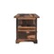 Homeroots 68" Natural Live Edge Solid Wood Writing Desk With Four Drawers 522093 - alternate 9
