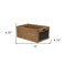 Homeroots Set of Three Brown Solid Wood Crate, 3PK 487687 - alternate 5