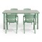 Flash Furniture 5 PC Plastic Activity Table and 4 Chairs Set, 10.5 inSeat Height-Sage YU-YCY-060-0034-RECT-TBL-SAGE-GG - alternate 5