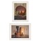 Homeroots Set Of Two Red Bowl or Bittersweet Basket 1 White Framed Print Wall Art, 2PK 405997 - alternate 1