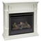 Duluth Forge Ventless Liquid Propane Gas Fireplace With Mantel - 26,000 BTU, T-Stat Control, White Finish DFS-300LT-3WT - alternate 5