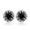 Homeroots Set of Two Black Iron Decorative Spiky Sphere Tabletop Sculpture, 2PK 568889 - alternate 1