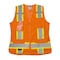 Radians 100% polyester knit front, 100% polyester mesh back, Zipper Closure Closure, Orange, Size 3X SV6WO3X - alternate 7