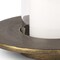 Homeroots Set of Two Gold Distressed Geometric Metal Tabletop Hurricane Candle Holders, 2PK 608530 - alternate 4