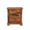 Homeroots 27" Brown Solid Wood Live Edge Three Drawer Nightstand 565301 - alternate 1