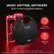 Pyle Wireless Portable Bluetooth Speaker, with Built in Rechargeable Battery, Wired Microphone, Clear PNX6BK - alternate 5