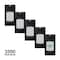 C-Line Products Recloseable Poly Bags, 3" x 5", Black, 1000 PK 47435 - alternate 1