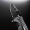Unilite Heavy Duty Folding Knife, High-Carbon 3Cr13 Stainless Steel Blade Drop Point Serrated Edge Assis EK4 - alternate 6