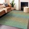 Homeroots 5' X 8' Blue Striped Washable Indoor Outdoor Area Rug 608796 - alternate 8