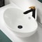 Anzzi Verona Series 23 in. Ceramic Oval Vessel Bathroom Sink Basin in White LS-AZ926 - alternate 7