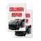 Signmission Collision Repair, Vinyl Decals Only 24 Inch x 36 Inch, Vinyl Decal, 2PK DSB-2436-2PACK-Collision Repair - alternate 1