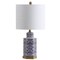 Jonathan Y Diana 23.5" Ginger Jar Ceramic/Metal LED Table Lamp, Blue/White JYL3050A - alternate 7