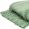Homeroots 50" X 60" Green Woven Cotton Throw Blanket with Fringe 516547 - alternate 5