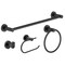 Symmons Dia 4 Piece Bath Hardware Set with Toilet Paper Holder, Robe Hook, Towel Ring, 18 in. Towel Bar 35AC4BUNDLEMB - alternate 1