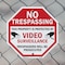 Signmission No Trespassing This Property Is Pro, 6 inch X 6 inch, Plastic Sign, 2PK OC-P-2PACK-6-93 - alternate 6