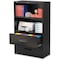 Hirsh 36" W 2 Drawer Lateral File Cabinet, Black, A4/Legal/Letter 16778 - alternate 1