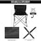 Simple Deluxe Furniture, camping chair 14x14x23inch, #02, black, small size FNCHARCAMP02BS - alternate 4
